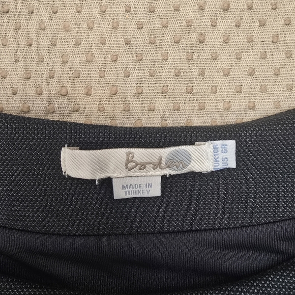 Boden Womens Short Sleeve Dress Swan Cotton Old Navy Size 6R - Picture 2 of 16